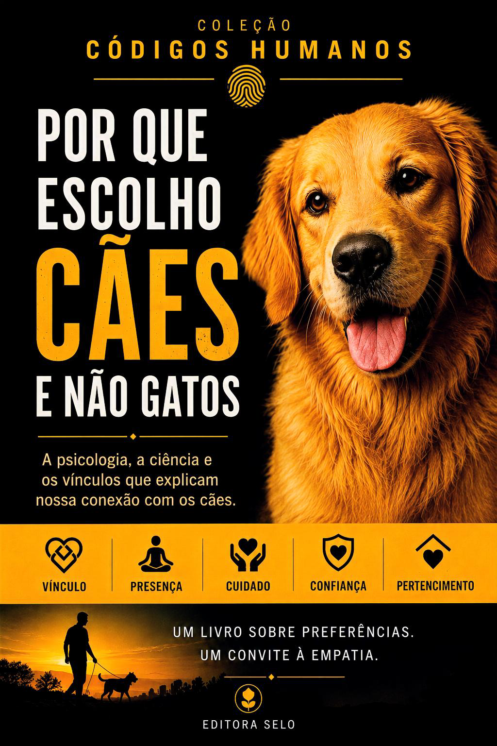 Capa do e-book Por que escolho cães e não gatos